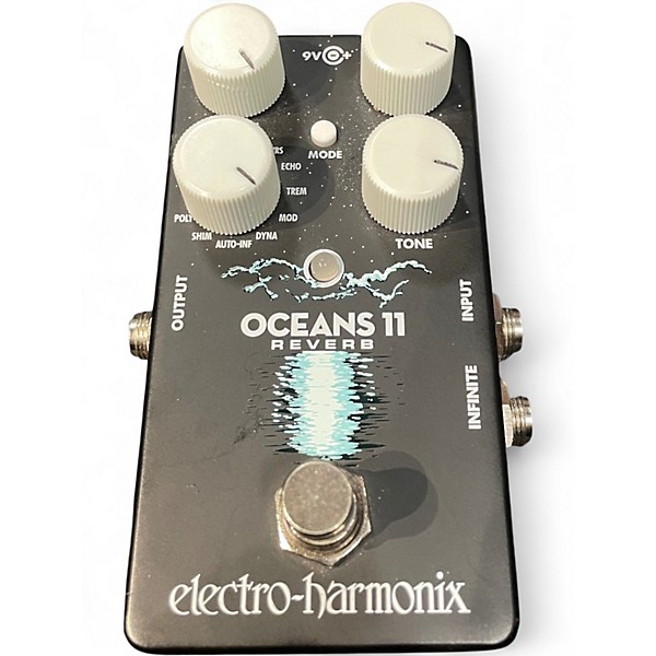 Used Electro-Harmonix Oceans 11  Reverb Effect Pedal