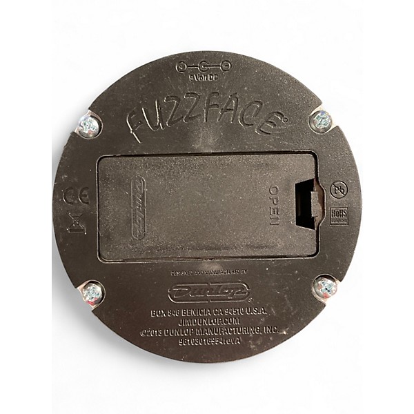 Used Dunlop Jimi Hendrix Fuzz Face Mini Turquoise Effect Pedal