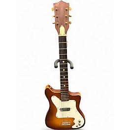 Vintage 1960 Vangaurd K100 ORANGE BURST Solid Body Electric Guitar