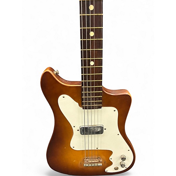 Vintage 1960 Vangaurd K100 ORANGE BURST Solid Body Electric Guitar