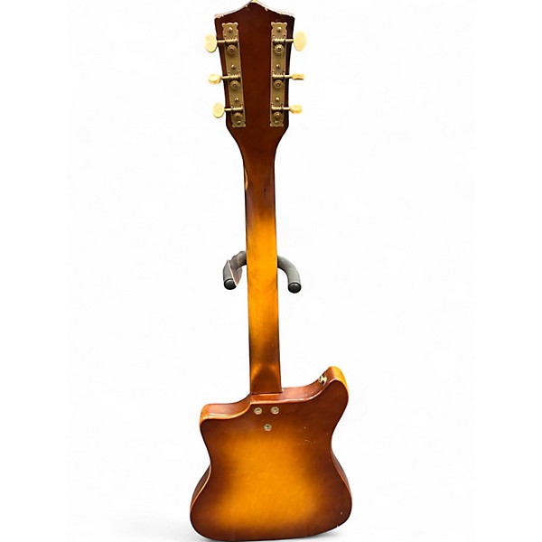 Vintage 1960 Vangaurd K100 ORANGE BURST Solid Body Electric Guitar