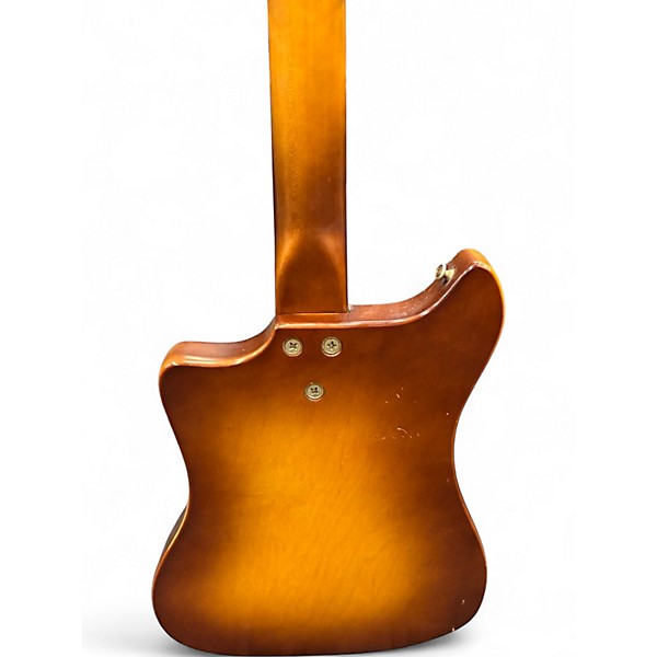 Vintage 1960 Vangaurd K100 ORANGE BURST Solid Body Electric Guitar