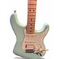 Used 2020 Fender American Performer Stratocaster HSS Matte Surf Green Solid Body Electric Guitar