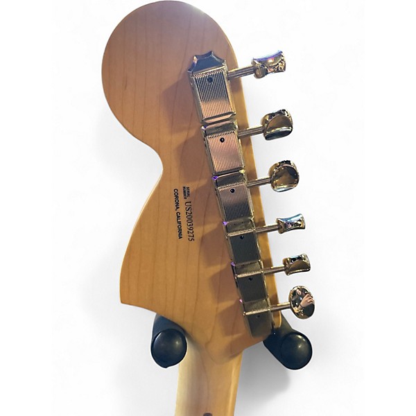 Used 2020 Fender American Performer Stratocaster HSS Matte Surf Green Solid Body Electric Guitar