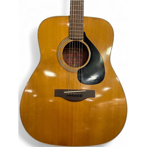 Used Yamaha FG180 Natural Acoustic Guitar