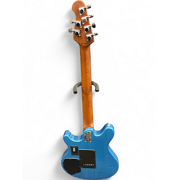 Used Sterling by Music Man Valentine Blue Solid Body Electric Guitar