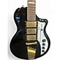 Used Supro Tri Tone 1275 JB Black Solid Body Electric Guitar