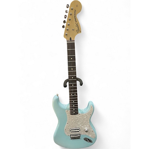 Used Fender Tom Delonge Signature Stratocaster Natural Solid Body Electric Guitar