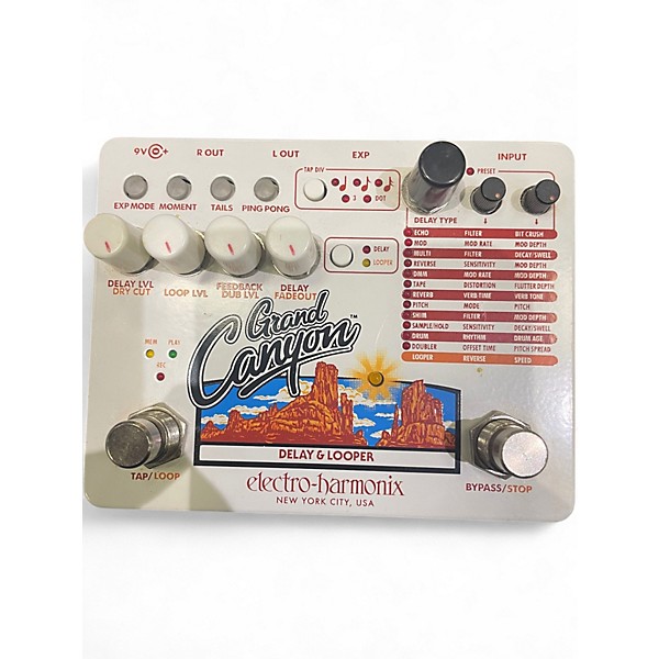 Used Electro-Harmonix Grand Canyon Delay and Looper Effect Pedal