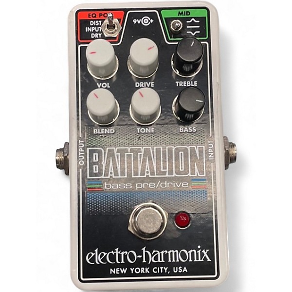 Used Electro-Harmonix BATTALION Bass Effect Pedal