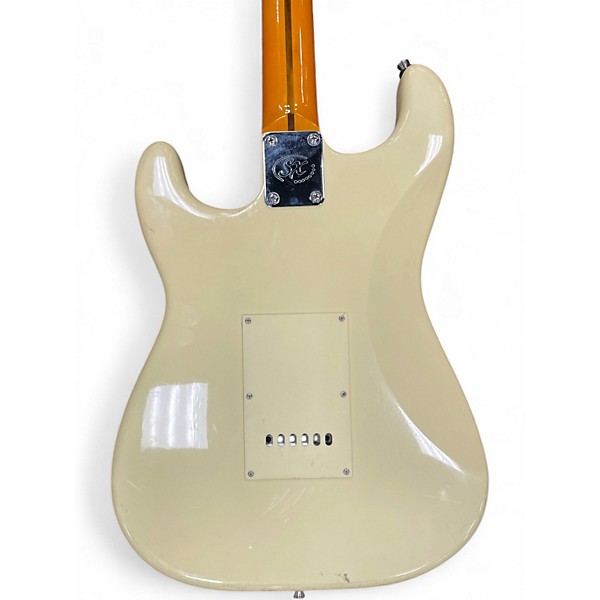 Used SX VINTAGE SERIES CUSTOM HAND MADE SSS STRAT STYLE TV Yellow Solid Body Electric Guitar