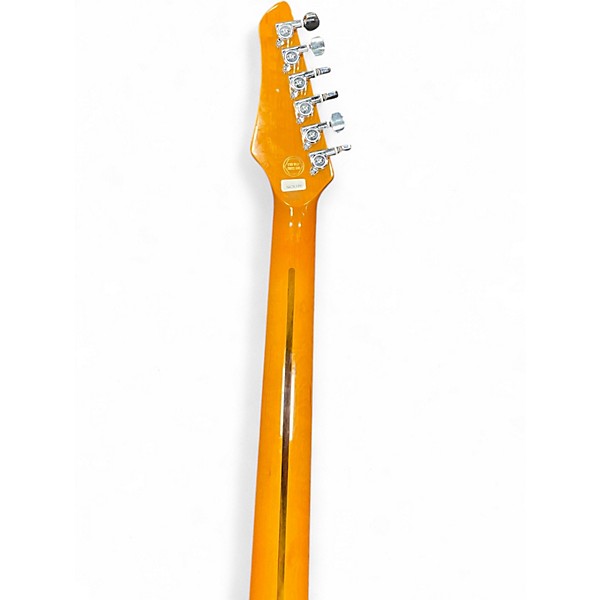 Used SX VINTAGE SERIES CUSTOM HAND MADE SSS STRAT STYLE TV Yellow Solid Body Electric Guitar