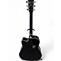 Used Yamaha FX335C Black Acoustic Electric Guitar