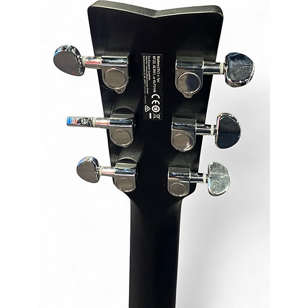 Used Yamaha FX335C Black Acoustic Electric Guitar
