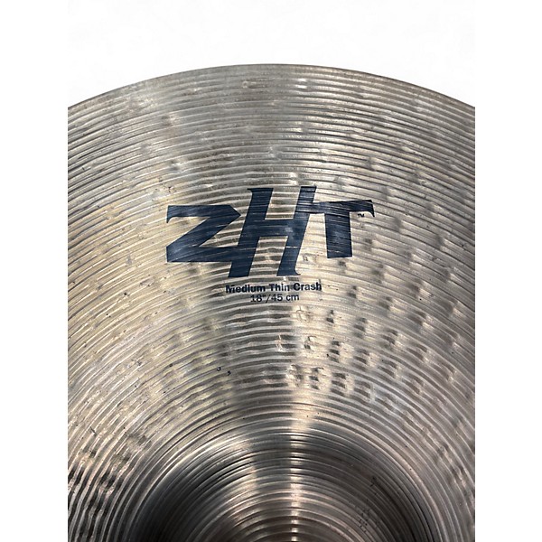 Used Zildjian 18in ZHT Medium Thin Crash Cymbal
