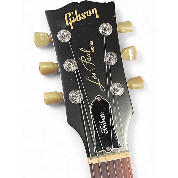 Used 2017 Gibson Les Paul Tribute Gold Top Solid Body Electric Guitar