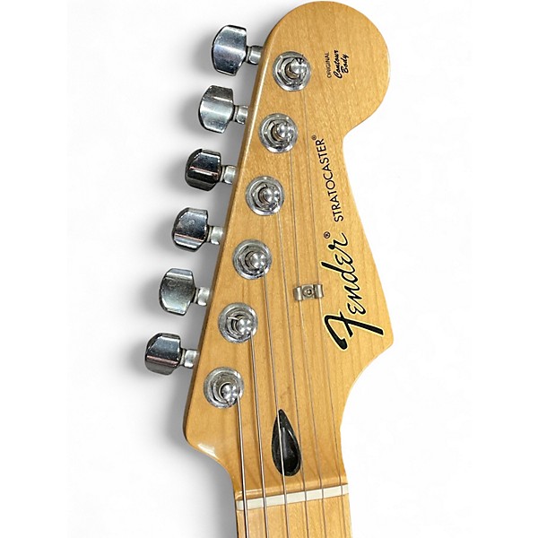 Used Fender Standard Stratocaster Plus Top Dark Cherry Burst Solid Body Electric Guitar