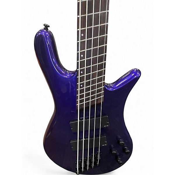 Used Spector NS DIMENSION HP 5 PLUM Electric Bass Guitar