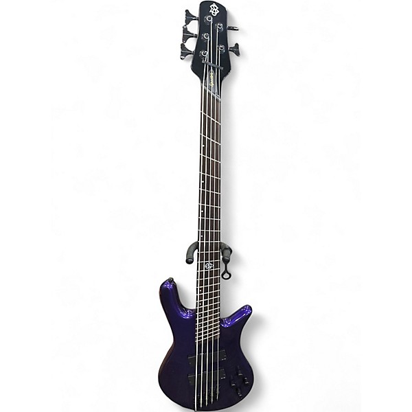 Used Spector NS DIMENSION HP 5 PLUM Electric Bass Guitar