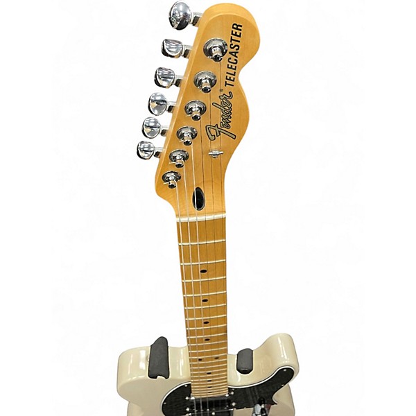 Used Fender Deluxe Nashville Telecaster White Blonde Solid Body Electric Guitar