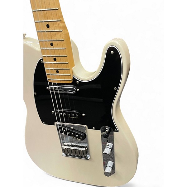 Used Fender Deluxe Nashville Telecaster White Blonde Solid Body Electric Guitar