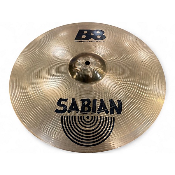 Used SABIAN 16in B8 Medium Crash Cymbal