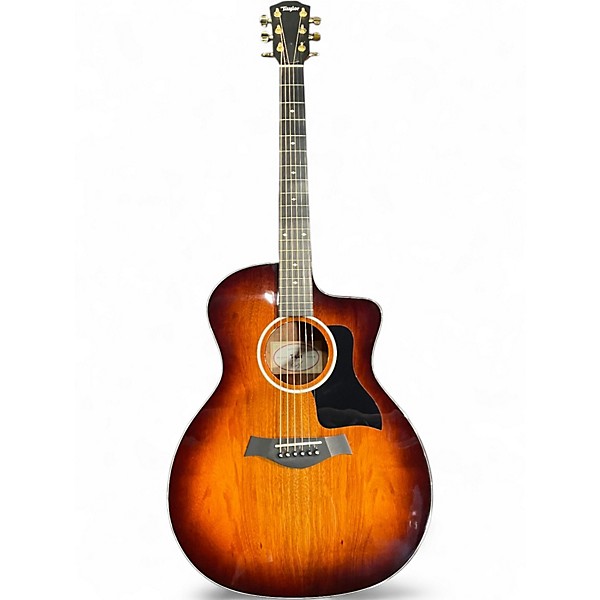 Used Taylor 224CEKDLX Brown Sunburst Acoustic Electric Guitar