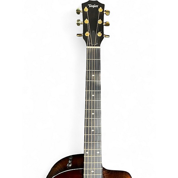 Used Taylor 224CEKDLX Brown Sunburst Acoustic Electric Guitar