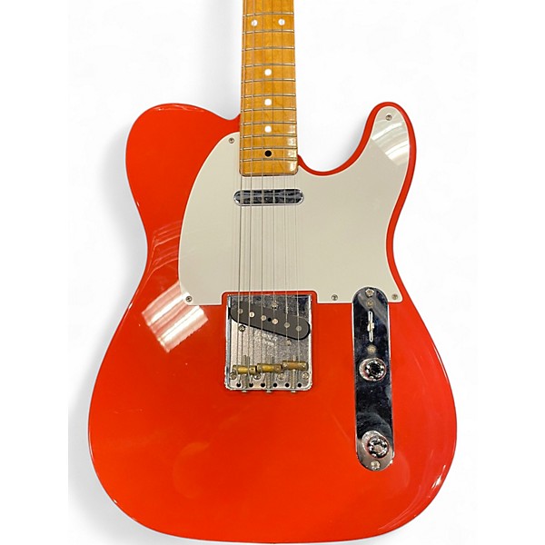 Used Fender Vintera 50s Telecaster FIESTA RED Solid Body Electric Guitar