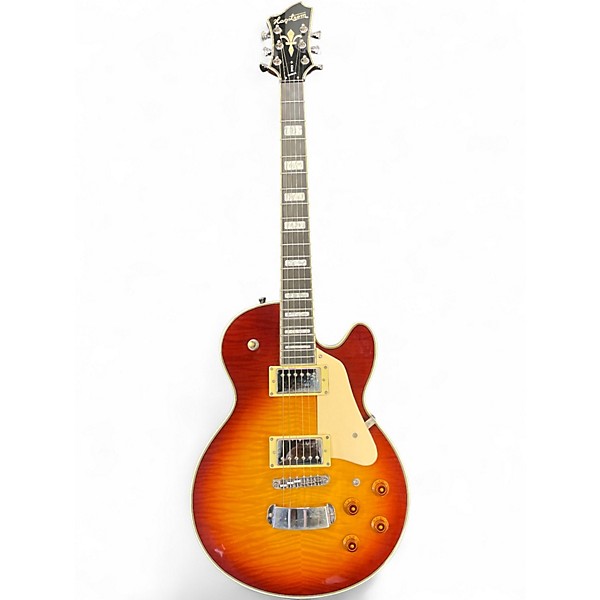 Used Hagstrom Super Swede Sunburst Solid Body Electric Guitar