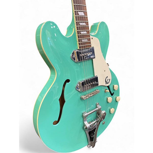 Used Epiphone Casino TQ TORQUOISE Hollow Body Electric Guitar