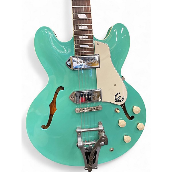 Used Epiphone Casino TQ TORQUOISE Hollow Body Electric Guitar