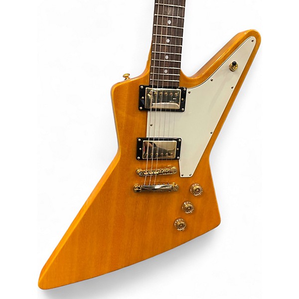 Used Epiphone Korina 1958 Explorer Natural Solid Body Electric Guitar