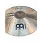 Used MEINL 21in Byzance polyphonic ride Cymbal
