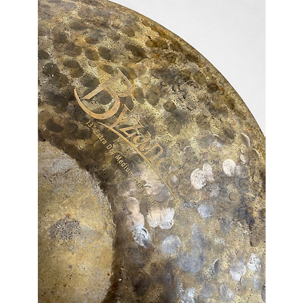 Used MEINL 13in Byzance extra dry medium hihat Pair Cymbal