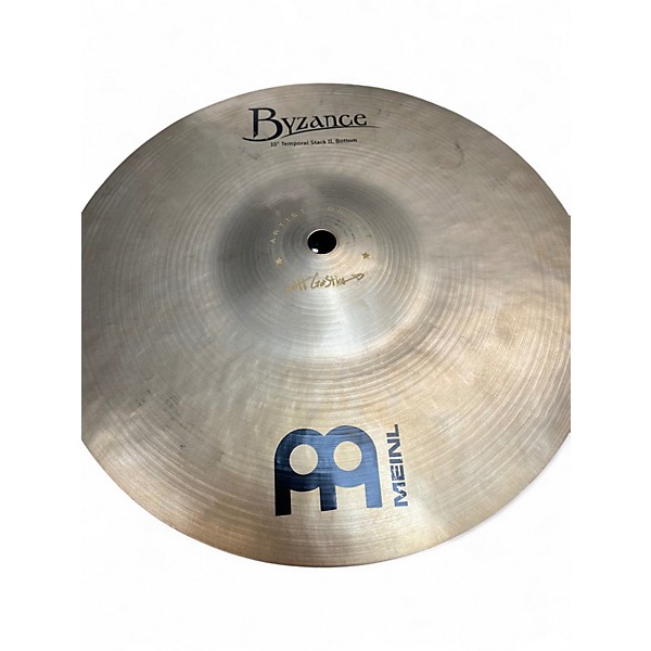Used MEINL 10in Temporal stack II pair Cymbal