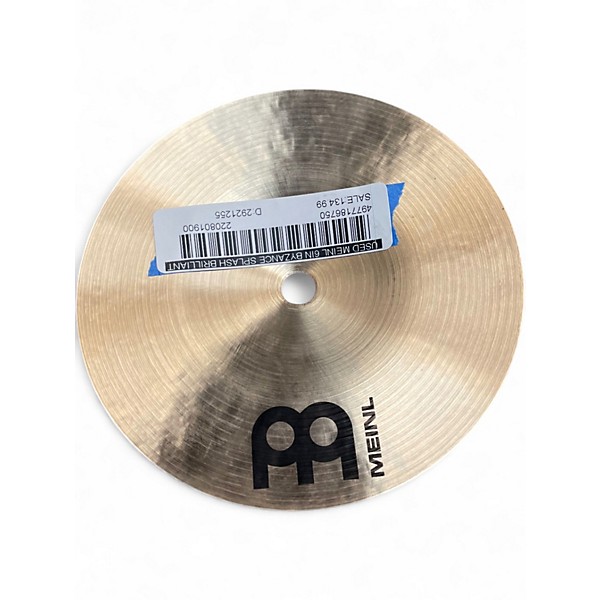 Used MEINL 6in Byzance Splash Brilliant Cymbal