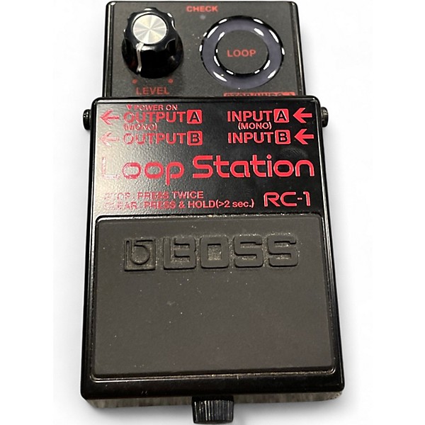 Used BOSS RC1 Black Loop Station Pedal