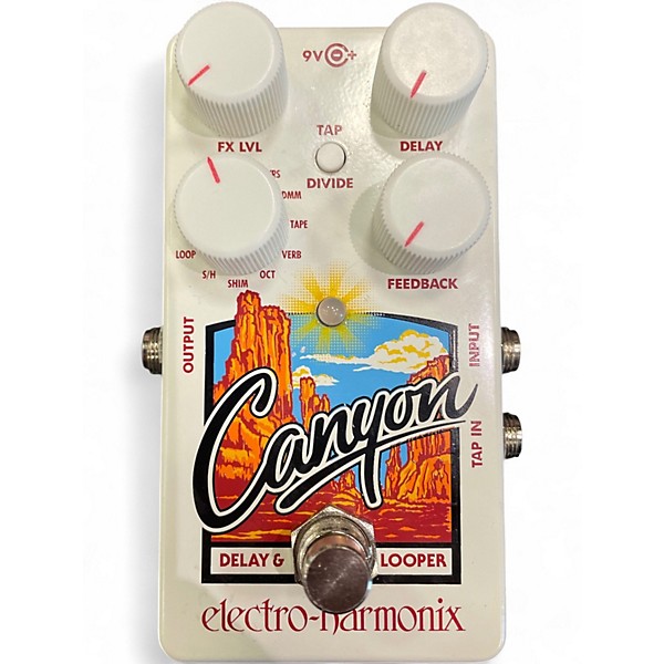 Used Electro-Harmonix Canyon Delay and Looper Effect Pedal