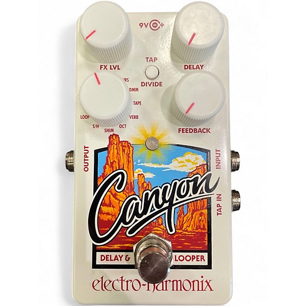 Used Electro-Harmonix Canyon Delay and Looper Effect Pedal