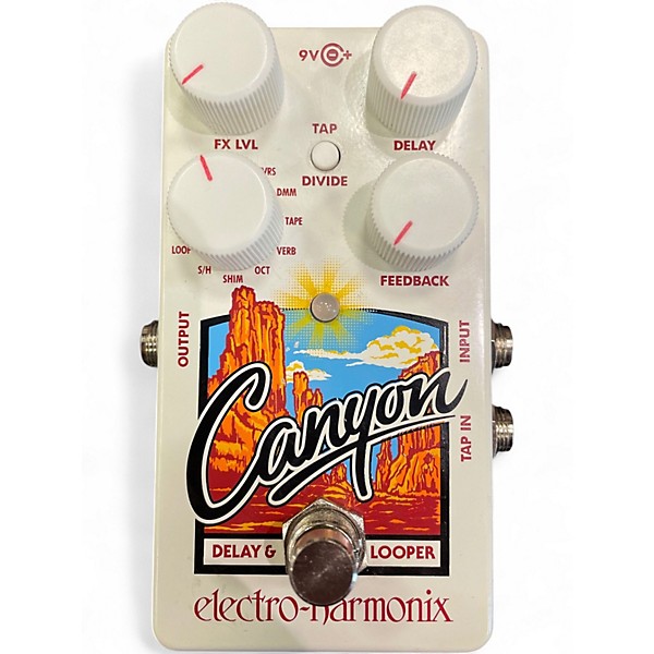 Used Electro-Harmonix Canyon Delay and Looper Effect Pedal