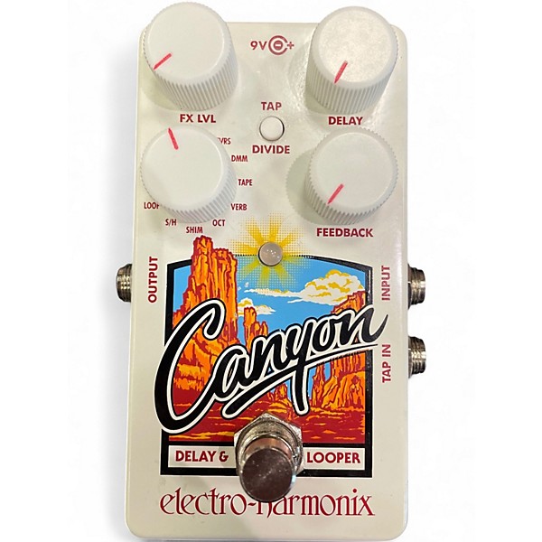 Used Electro-Harmonix Canyon Delay and Looper Effect Pedal