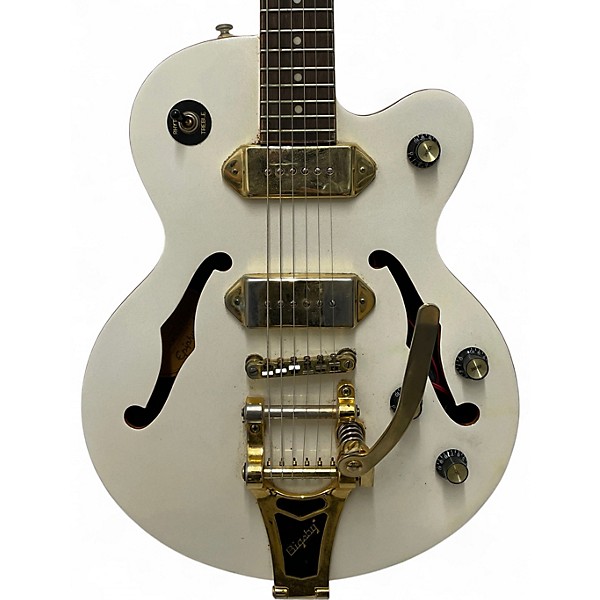 Used Epiphone Wildkat Alpine White Hollow Body Electric Guitar