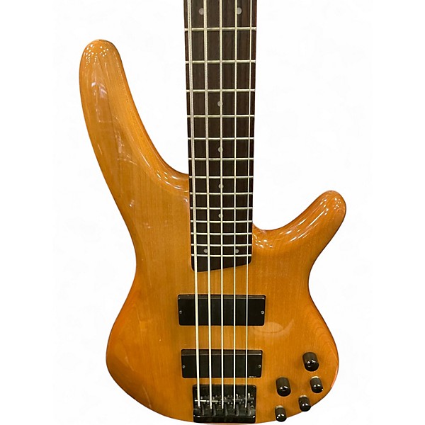 Used Ibanez SR405 5 String Natural Electric Bass Guitar