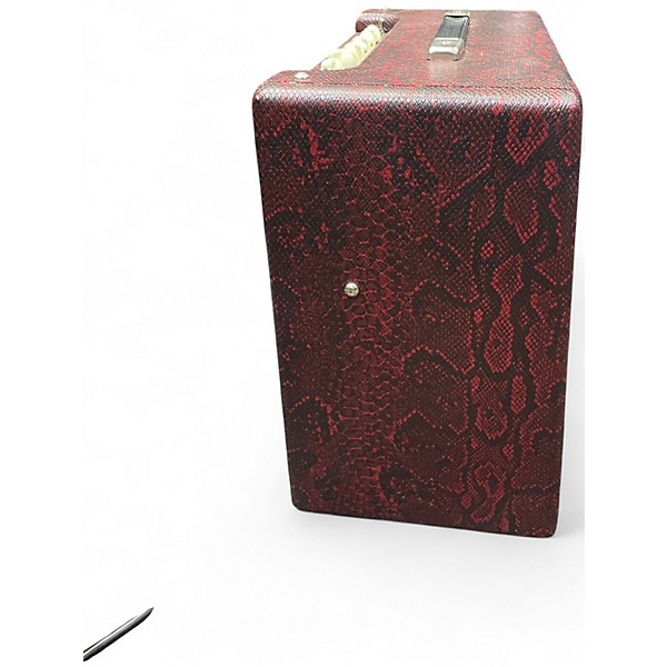 Used Fender Blues Junior IV 15W 1x12 Red Snakeskin Texas Heat Tube Guitar Combo Amp