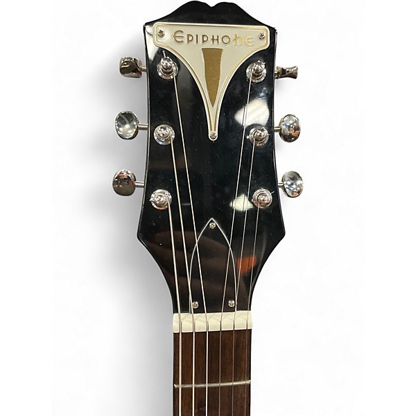 Used Epiphone CORONET EBONY Solid Body Electric Guitar