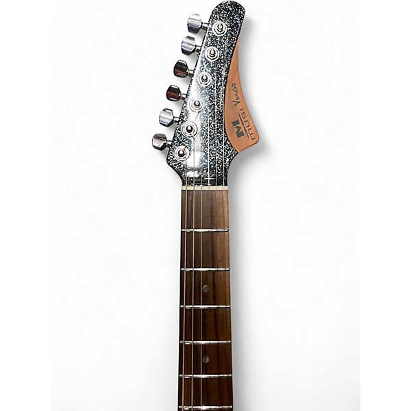 Used Musi virgo black sparkle Solid Body Electric Guitar