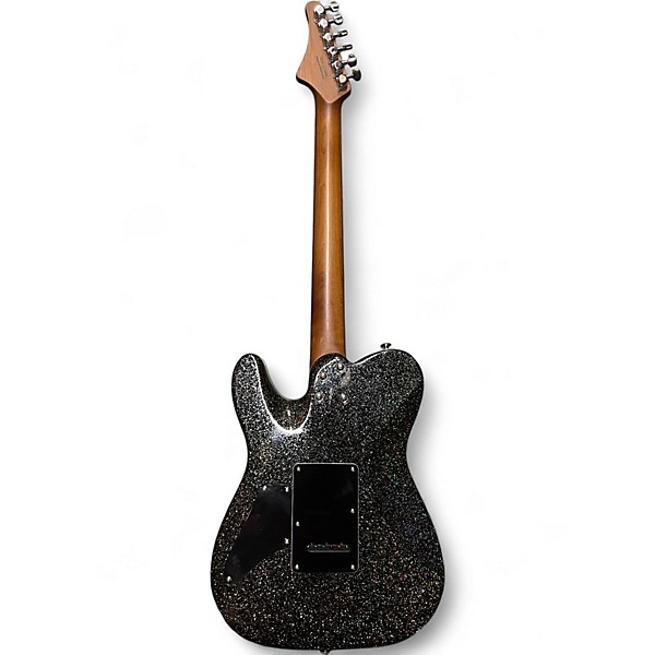 Used Musi virgo black sparkle Solid Body Electric Guitar