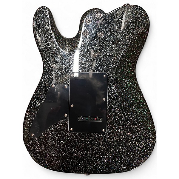 Used Musi virgo black sparkle Solid Body Electric Guitar