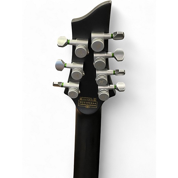 Used Schecter Guitar Research Damien Platinum Gray Solid Body Electric Guitar